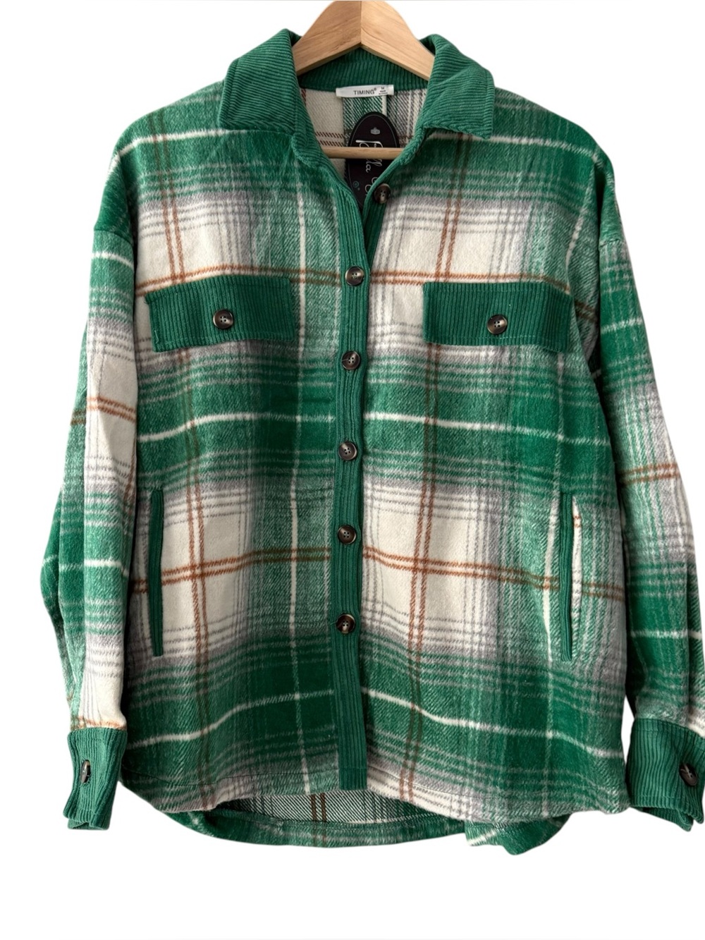 Philadelphia Eagles Women’s Plaid Flannel Shacket
